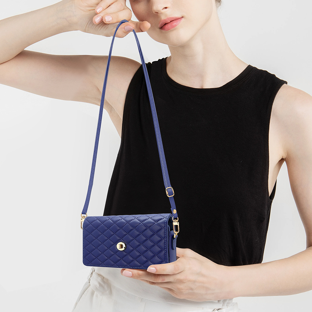Luxury Bags & Leather Repair Of Atlanta Reviews - 調節可能なクロスボディストラップ付き携帯電話ウォレットバッグ、ユニバーサル高級PUレザー製携帯電話バッグ（iPhone/Samsung/Huawei対応）