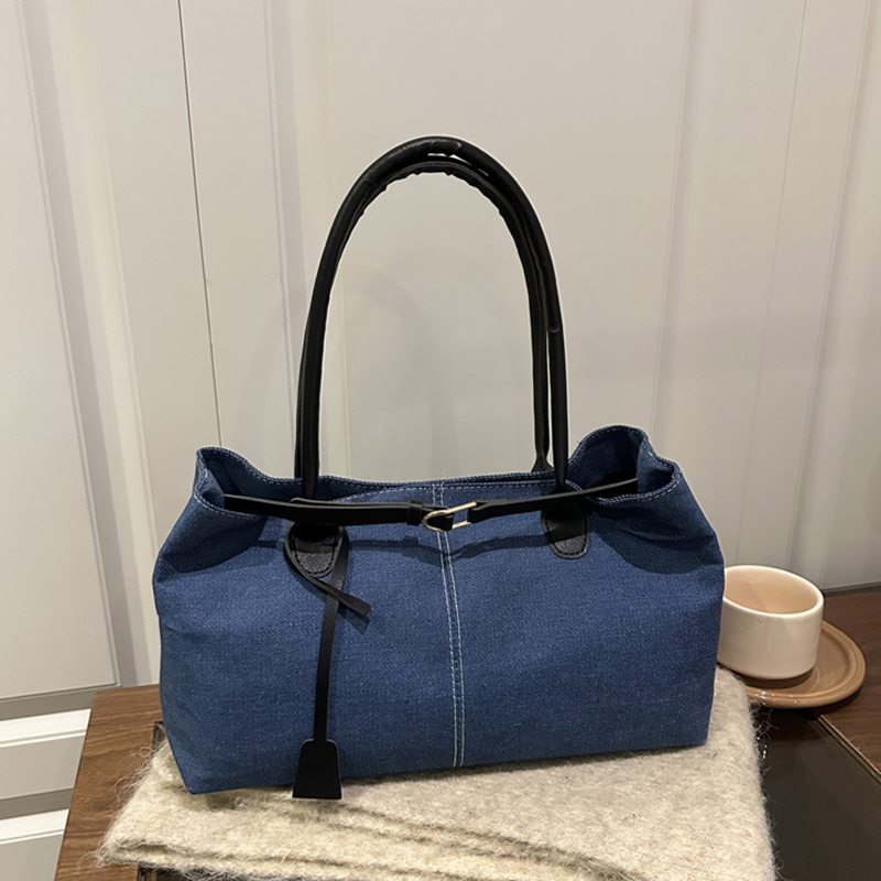 Luxury Bags Denim - デニムデザイナーバッグ 大容量 多機能 ショルダーバッグ 通勤 高品質