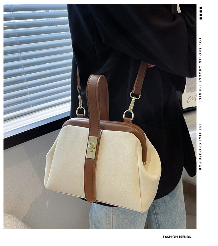 Luxury Bags In Sale - ニューヴィンテージショルダーバッグ 高級レザー メタルバックル メッセンジャーバッグ クラシックカジュアル ​