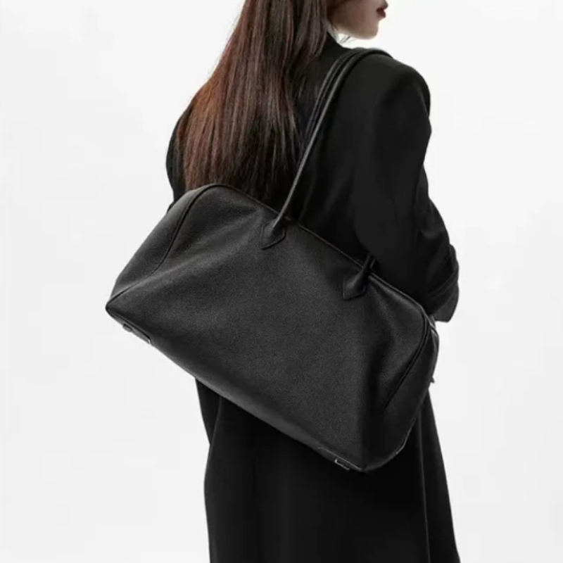 本革ボウリングバッグ女性用高級デザイナーハンドバッグと財布新 - Luxury Bags Office のレビューと価格