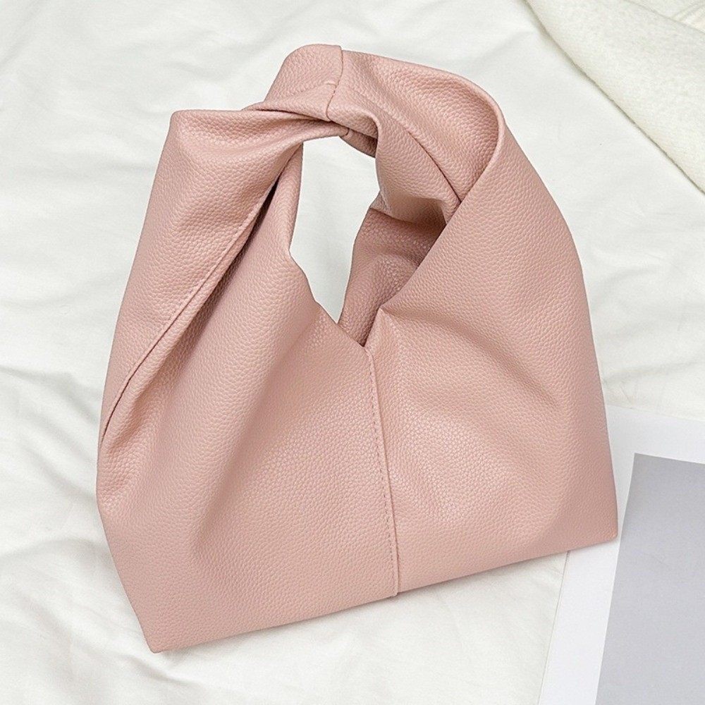 手頃な価格のPU結び目リストハンドバッグ、柔らかな単色のミニ - Luxury Bags Affordable のレビューと価格
