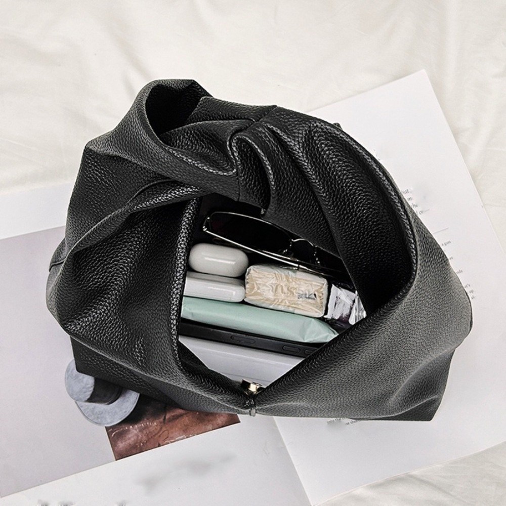 手頃な価格のPU結び目リストハンドバッグ、柔らかな単色のミニ - Luxury Bags Affordable のレビューと価格