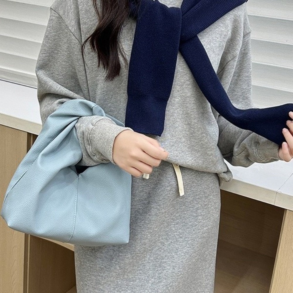 手頃な価格のPU素材の結び目デザインのハンドバッグ。柔らかい - Luxury Bags Affordable のレビューと価格