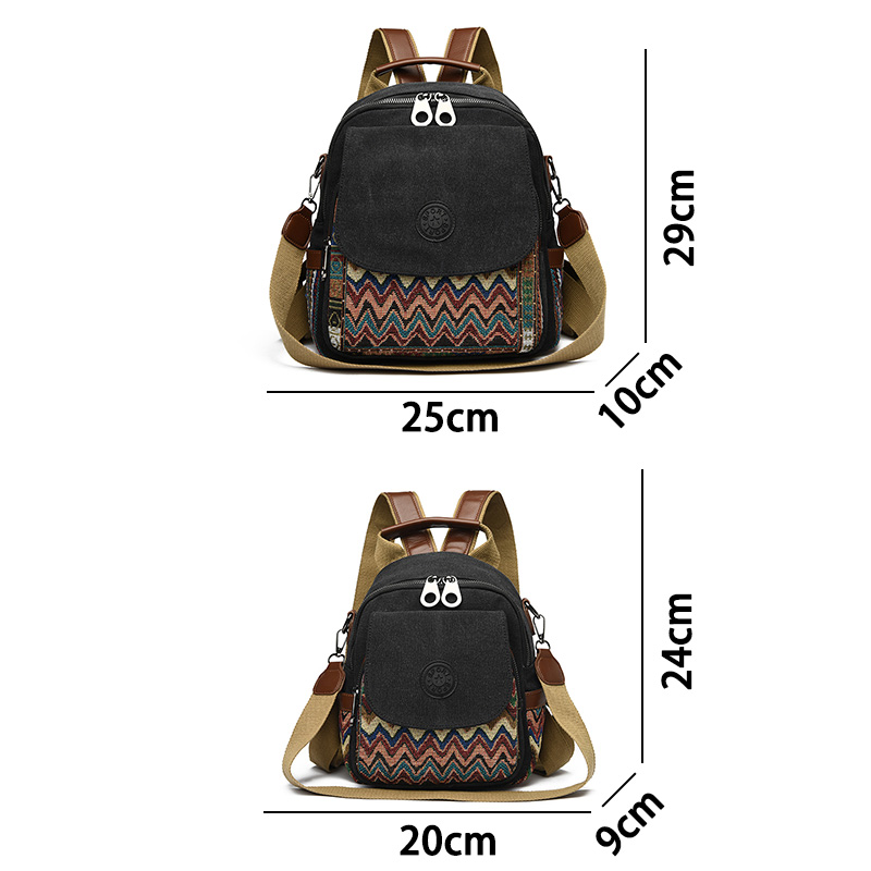 カジュアルナショナルスタイルデニムバックパック新しい高級デザ - Luxury Bags Denim のレビューと価格