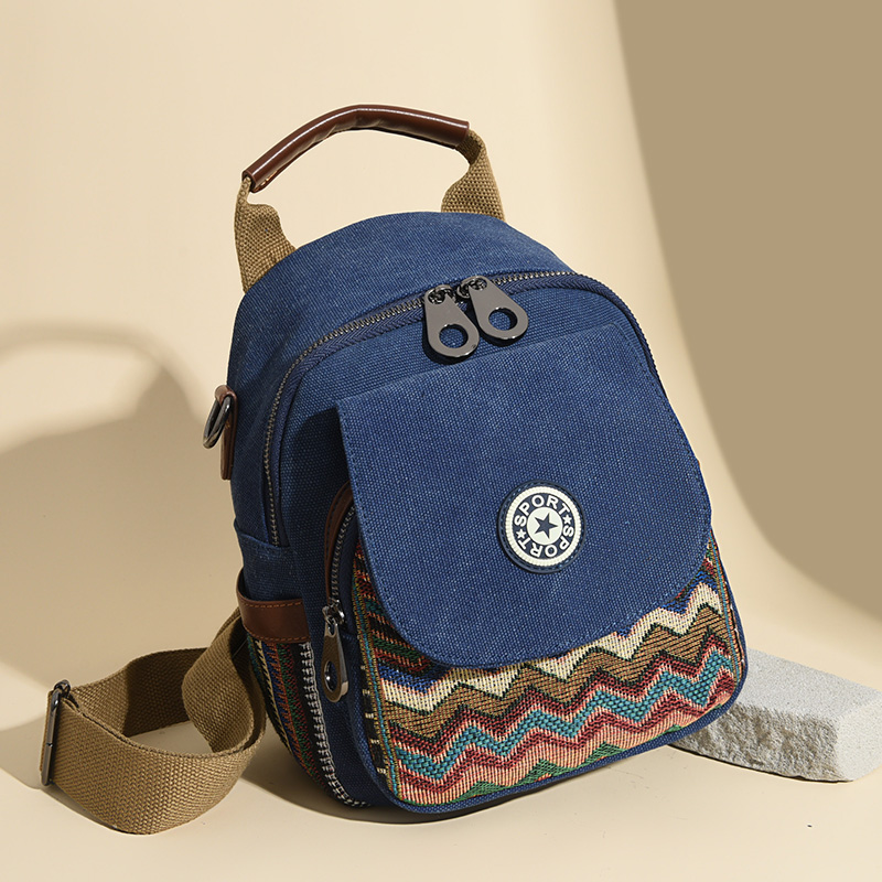 カジュアルナショナルスタイルデニムバックパック新しい高級デザ - Luxury Bags Denim のレビューと価格