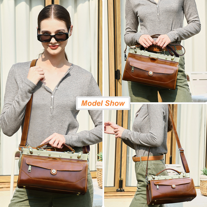 フルグレインラム牛革レディースハンドバッグ、多機能コンパート - Luxury Bags & Leather Repair Of Atlanta Reviews のレビューと価格