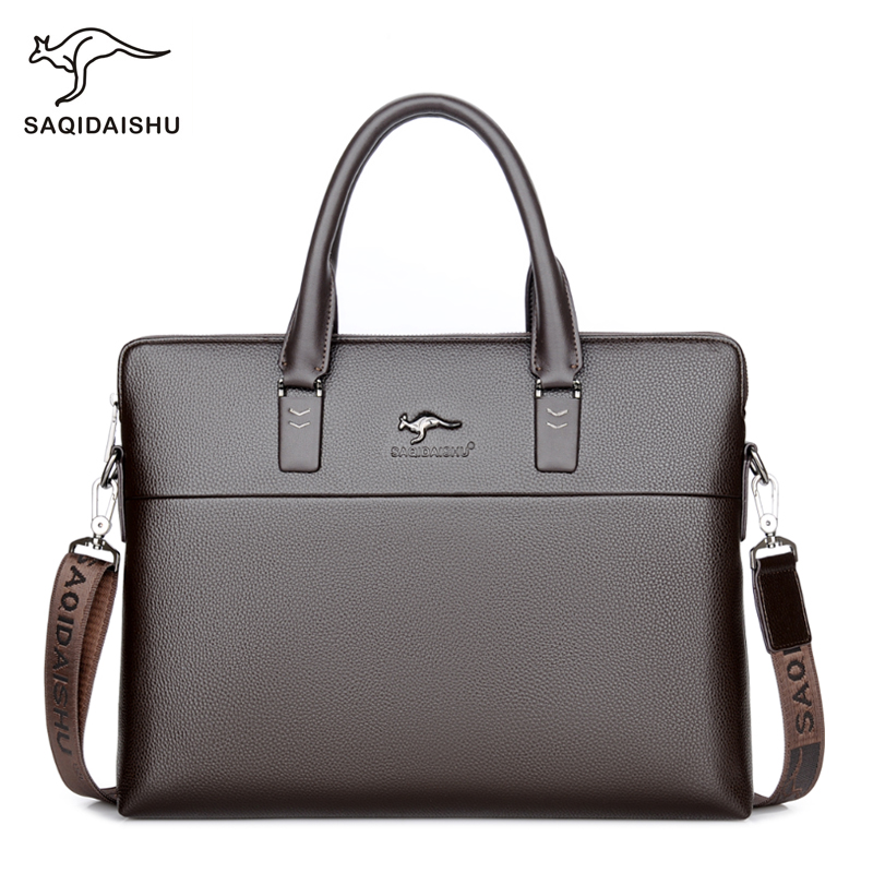 男性革ショルダーバッグビジネス男性のための有名なブランドクロ - Luxury Bags For Men Brands のレビューと価格
