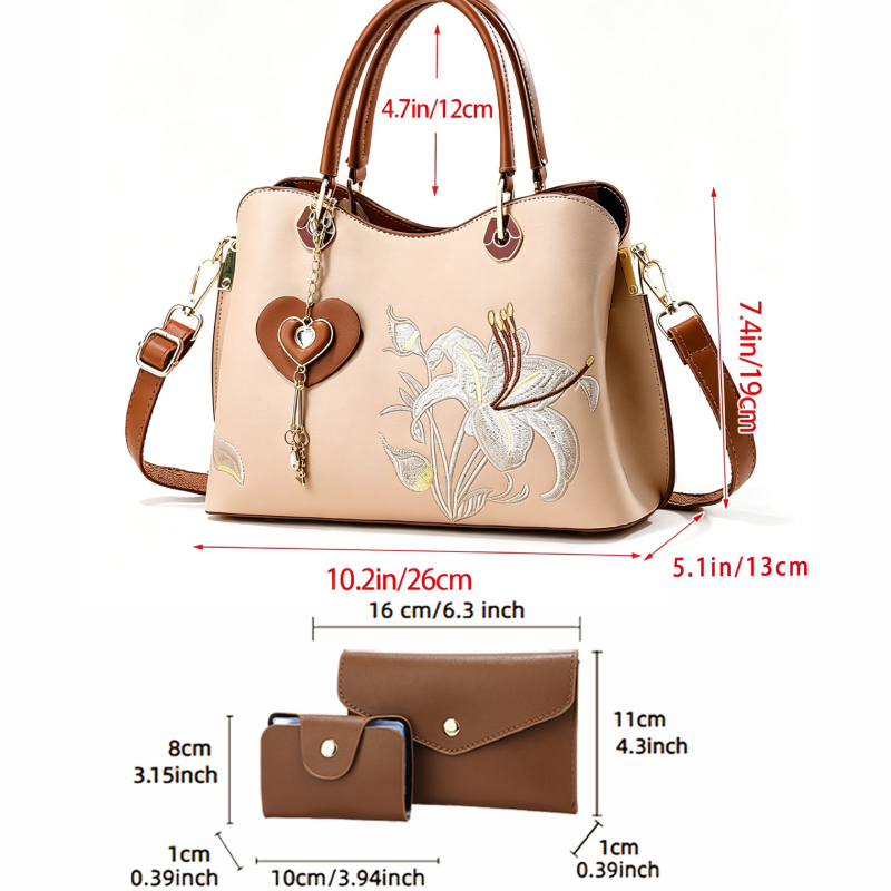 中国風刺繍ハンドバッグ（女性用）、軽量高級多用途刺繍ショルダ - Luxury Bags & Leather Repair Of Atlanta Reviews のレビューと価格