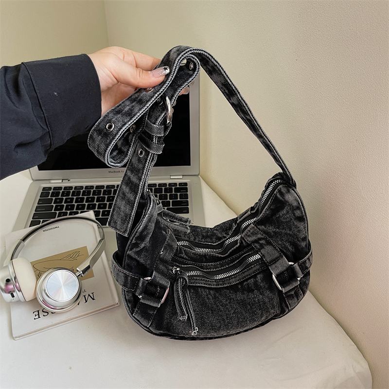 トレンディな女性のデニムショルダーバッグクロスボディ財布ヴィ - Luxury Bags Denim のレビューと価格