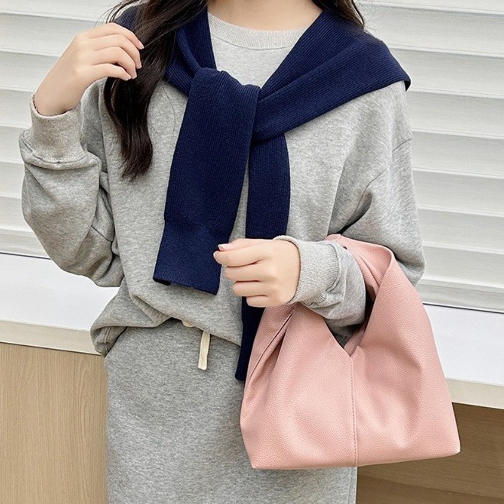 手頃な価格のPU製ノットリストハンドバッグ、軽量無地ミニマリ - Luxury Bags Affordable のレビューと価格