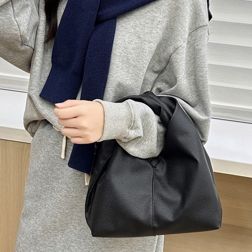 手頃な価格のPU製ノットリストハンドバッグ、軽量無地ミニマリ - Luxury Bags Affordable のレビューと価格