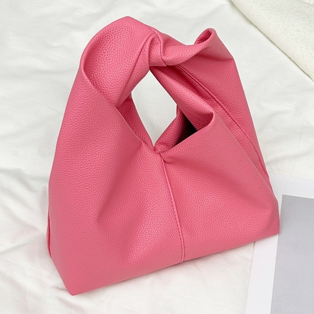 手頃な価格のPU製ノットリストハンドバッグ、軽量無地ミニマリ - Luxury Bags Affordable のレビューと価格