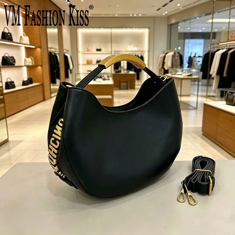デミサークル女性用ゴールデンレタートート巾着バケットバッグ高 - Luxury Bags Office のレビューと価格