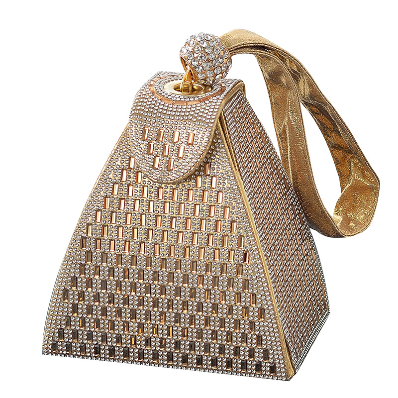 ラインストーン高級イブニングバッグ女性のためのオリジナルブラ - Luxury Bags Pyramid のレビューと価格