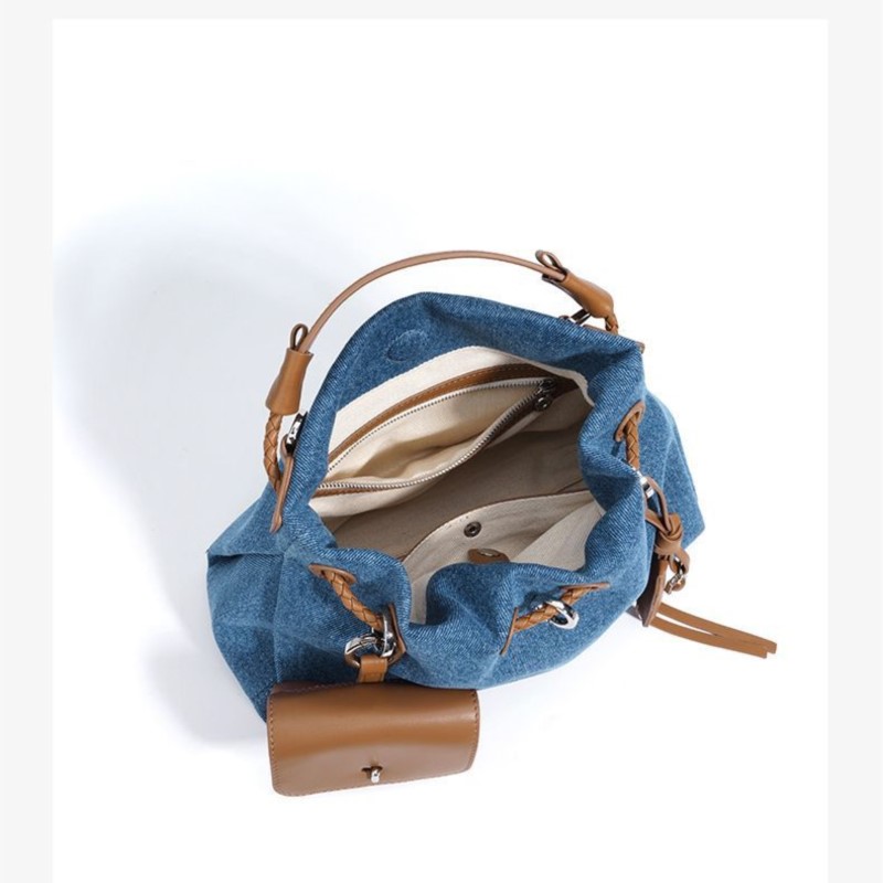 JIAERDI ハイストリートデニムバケットバッグ財布女性レ - Luxury Bags Denim のレビューと価格