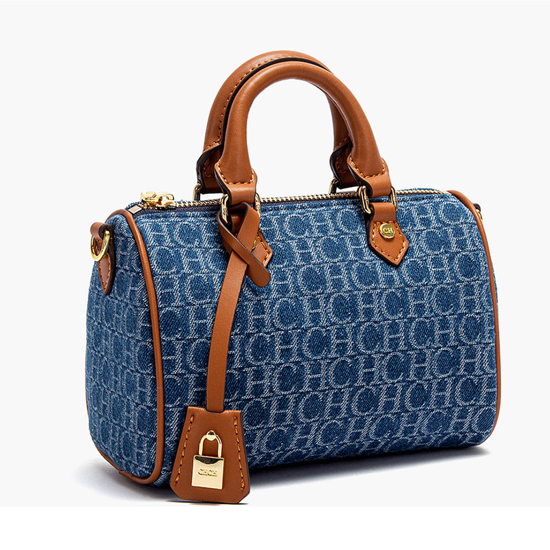 CH ヴィンテージデニムボストンバッグ女性用高級デザイナープ - Luxury Bags Denim のレビューと価格