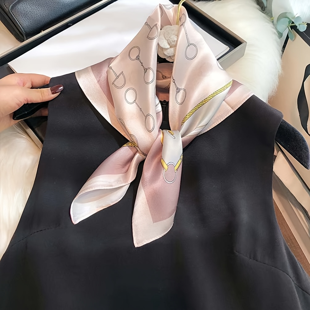 高級 100% 純粋なシルクスクエアスカーフエレガントな幾何 - Luxury Bags Expensive のレビューと価格