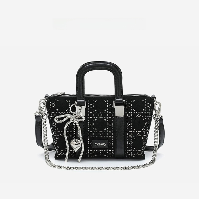 Exncab ダイヤモンド装飾デニムトートバッグ大容量ハンド - Luxury Bags Denim のレビューと価格