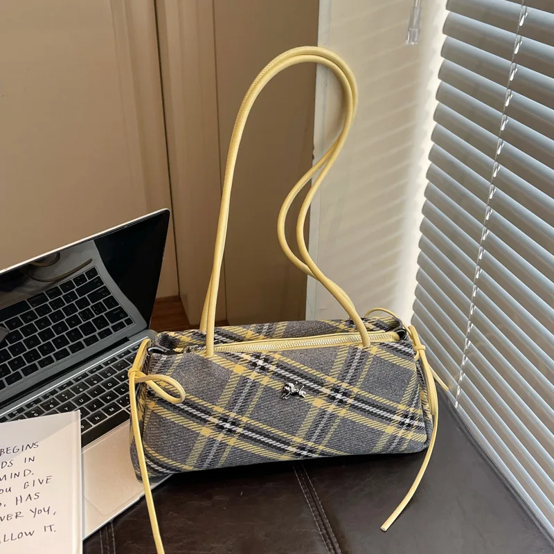 2026 マイクロファイバー ストライプ柄 チェック柄 ジッ - Luxury Bags Affordable のレビューと価格
