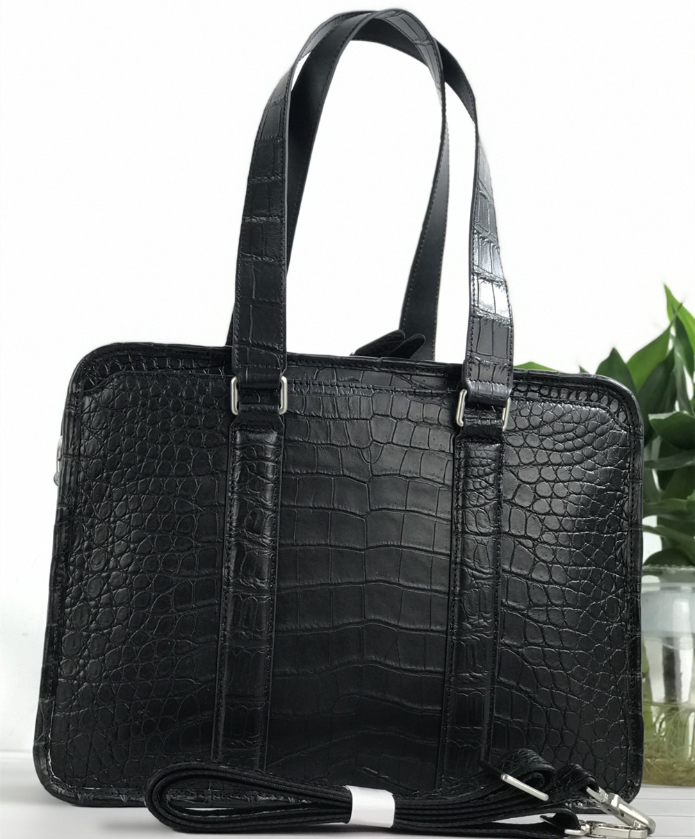 新しいクロコダイルレザーラップトップバッグ 本物のクロコダイ - Luxury Bags For Men Brands のレビューと価格