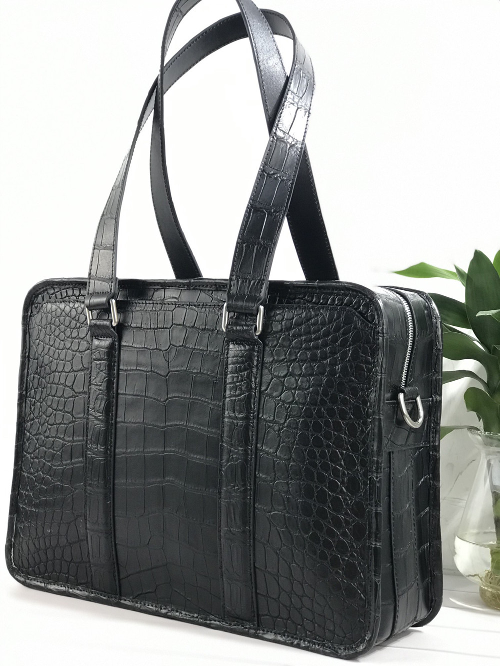 新しいクロコダイルレザーラップトップバッグ 本物のクロコダイ - Luxury Bags For Men Brands のレビューと価格