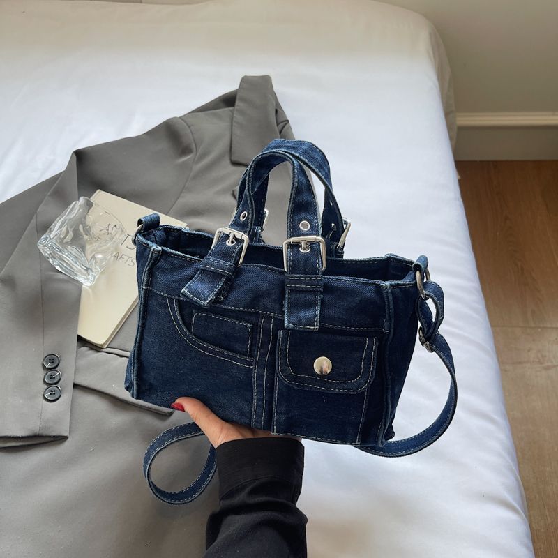 女性の新しいトレンドファッションデニムハンドバッグデザイナー - Luxury Bags Denim のレビューと価格