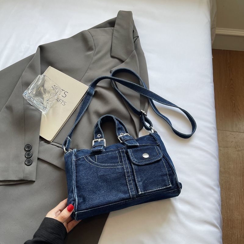 女性の新しいトレンドファッションデニムハンドバッグデザイナー - Luxury Bags Denim のレビューと価格