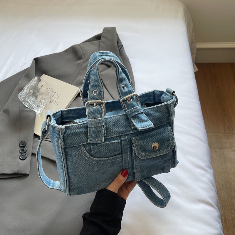 女性の新しいトレンドファッションデニムハンドバッグデザイナー - Luxury Bags Denim のレビューと価格